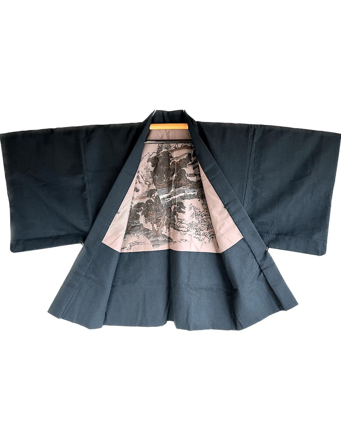 Men's Vintage Tsumugi Haori Jacket Yama no Mura Kurashi | Men Haori ...