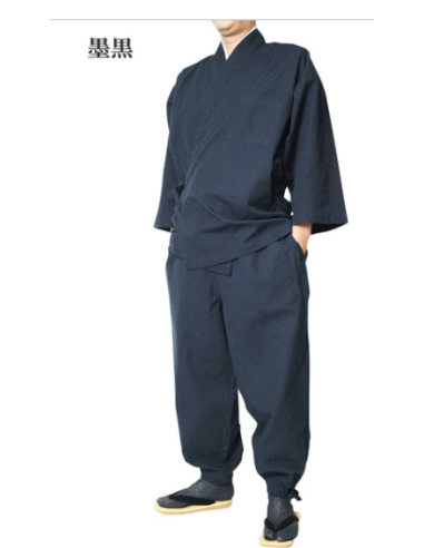 Men’s Japanese Cotton Samue – Hiromichi Nakano | KyotoKimonoShop