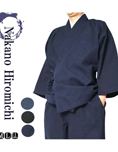 Japanese Samue Traditional Relaxing Work Wear - Zen Buddhist Monk Style (3 Colors, Men’s Cotton)