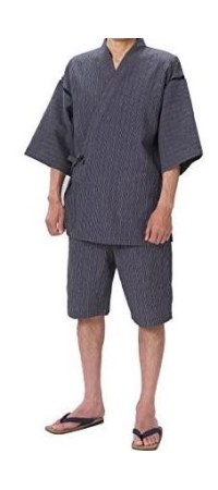 Men's Jinbei - Traditional Japanese Summer Outfits | KyotoKimonoShop.com