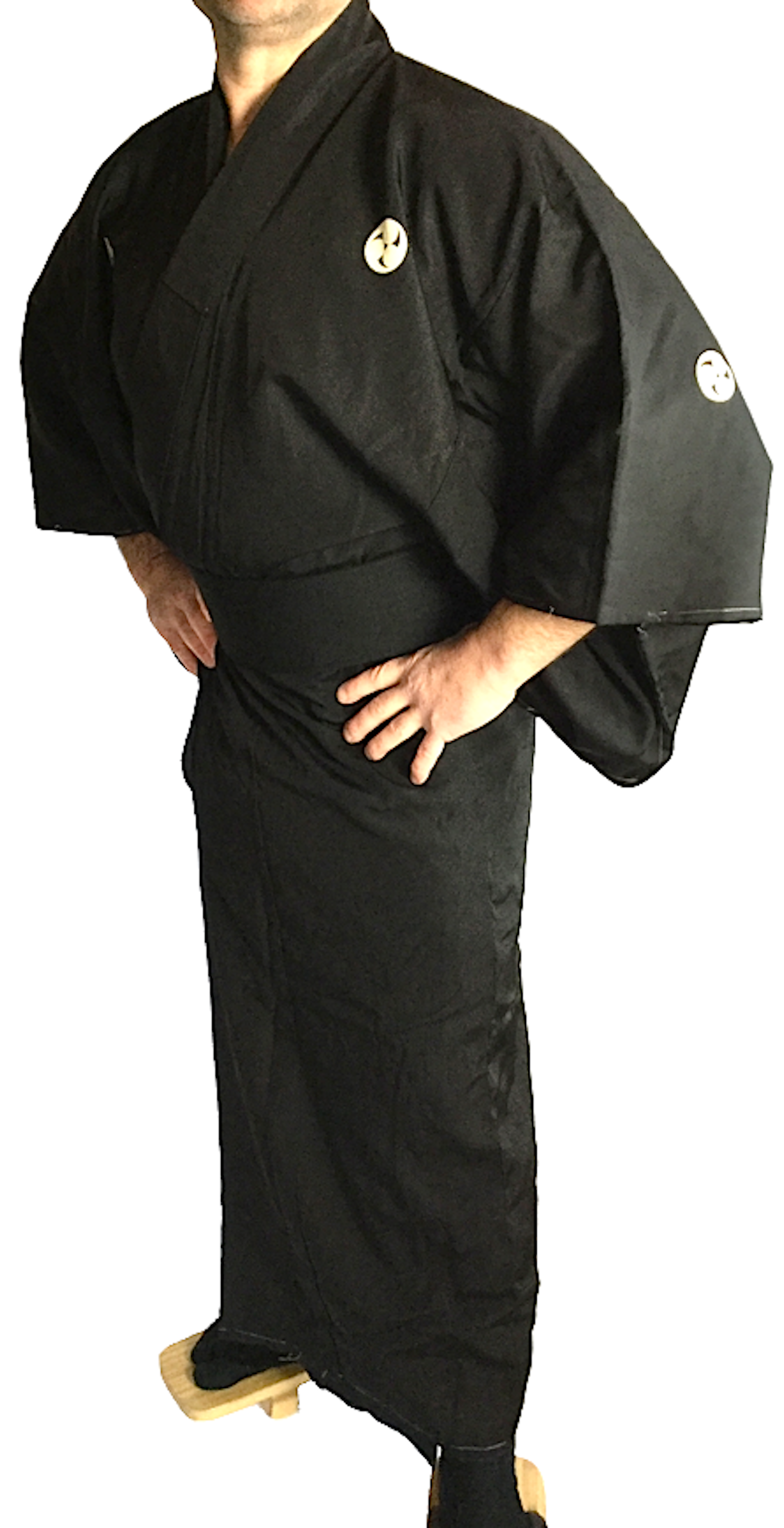 Traditional Japanese kimono Yukata Men's polyester dress Men's casual robe  with belt Summer pajamas - AliExpress