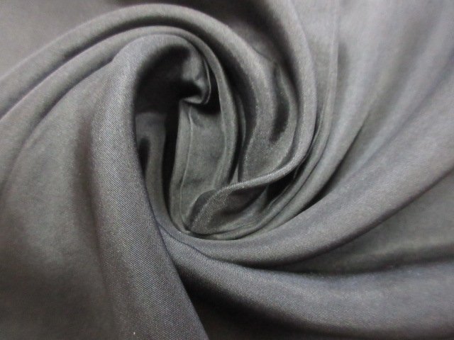 Habutae black silk